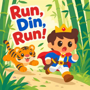 Run, Din, Run! | Bookbot Decodable Reader Level 3