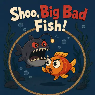 Shoo, Big Bad Fish! | Bookbot Decodable Reader Level 77