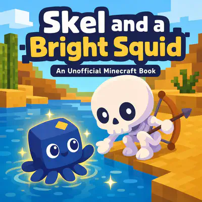 Skel and a Bright Squid | Bookbot Decodable Reader Level 50