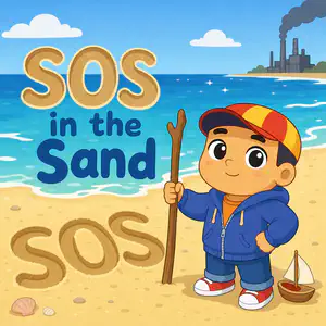 SOS in the Sand | Bookbot Decodable Reader Level 76