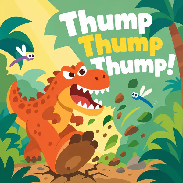 Dinosaur Decodable Reader with th Digraph Words