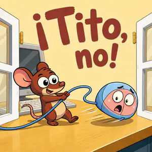 ¡Tito, no! | Libro ATAL de animales nivel 25