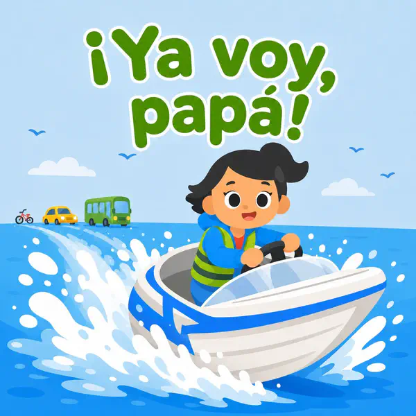 ¡Ya voy, papá! | Libro ATAL de aventura nivel 51