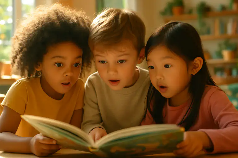 Child packing boxes while preparing to move to a new home