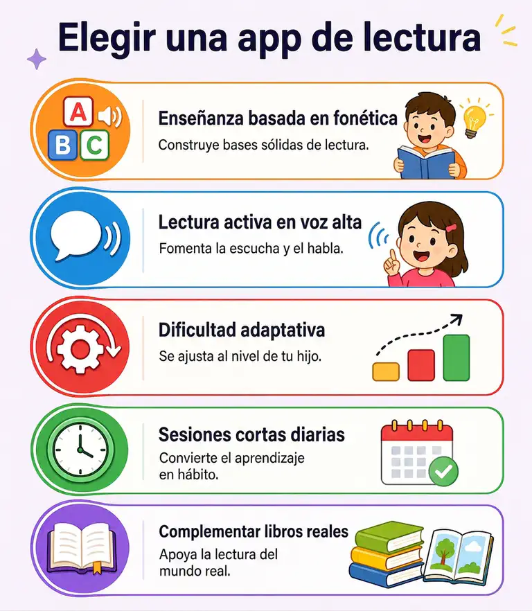 Estrategias para elegir y usar apps de lectura